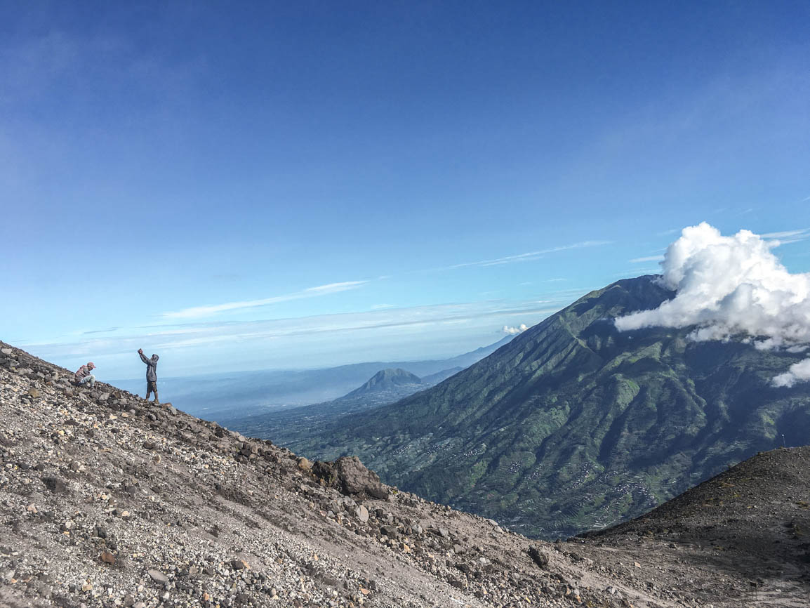 Pendakian Gunung Merapi via new Selo Merapi tak pernah ingkar janji merbabu view